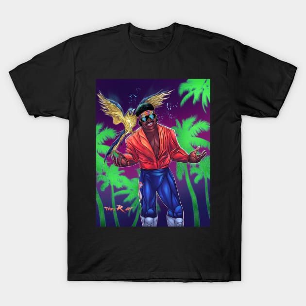 Kook B Ware retro wrestling art T-Shirt by Triple R Art